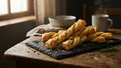 Pesto cheese twists recipe: the easiest elegant appetizer